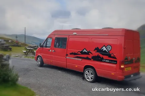 Red camper van we purchased Red camper van we purchased
