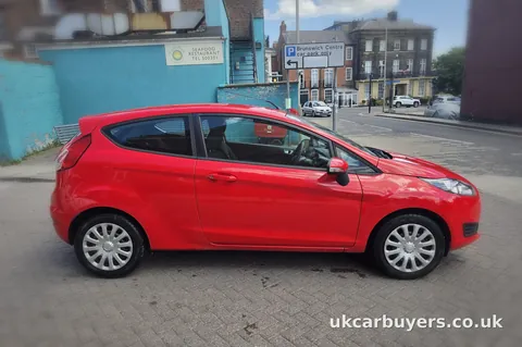 Red Ford Fiesta we bought