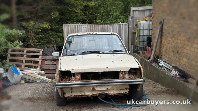 Free collection — we bring the transport Project car and non-runner bought by UK Car Buyers